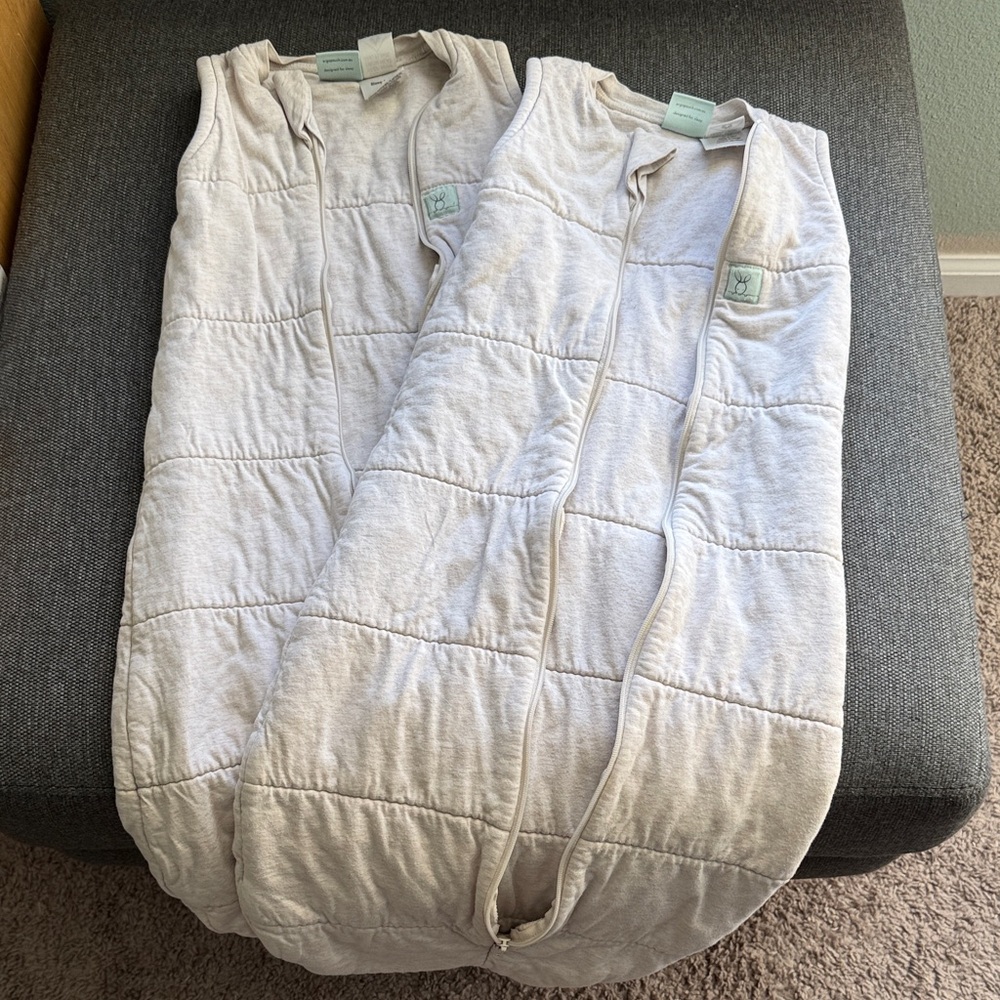 ergoPouch 2.5 Tog Jersey Sleeping Bag – Arms-Out Baby Sleep Sack (Oatmeal)